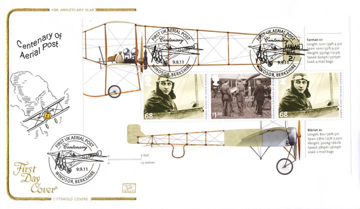 PSB: Aerial Post - Pane 3, Biplane