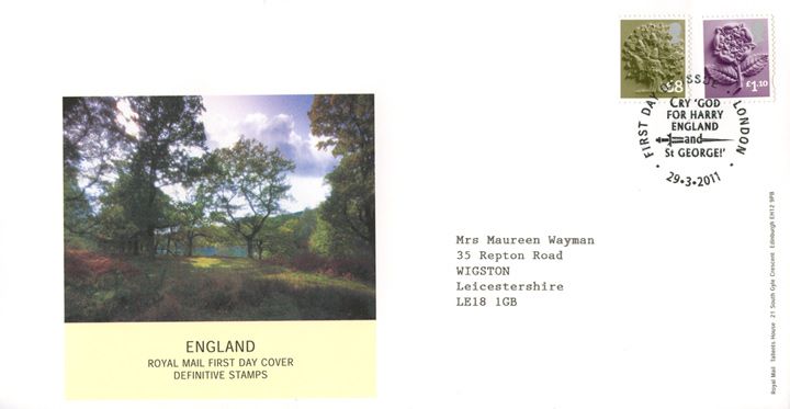 England 68p, £1.10, English Countryside