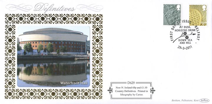 Northern Ireland 68p, £1.10, Waterfront Hall