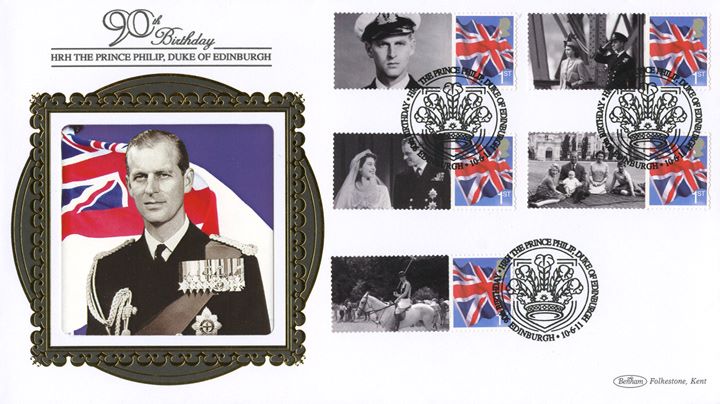 Prince Philip [Commemorative Sheet], With White Ensign