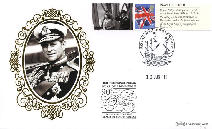 Prince Philip [Commemorative Sheet], Naval Officer