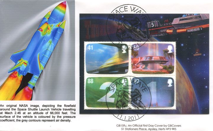 Gerry Anderson: Miniature Sheet, Original NASA image