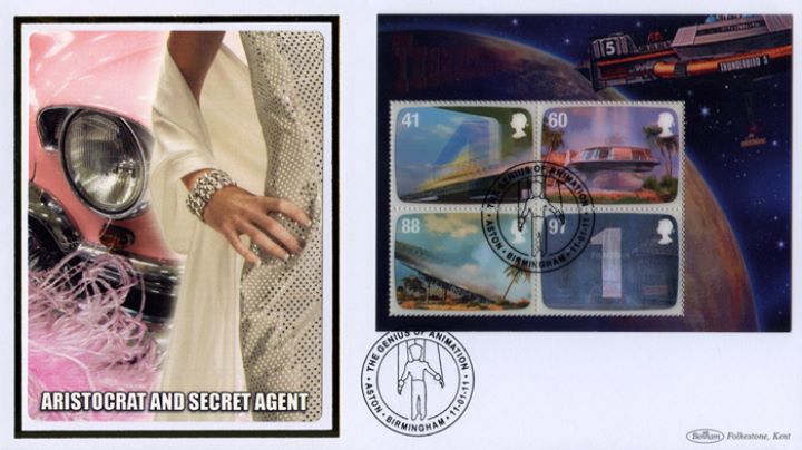 Gerry Anderson: Miniature Sheet, Aristocrat and Secret Agent