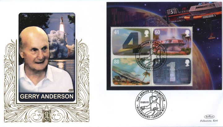 Gerry Anderson: Miniature Sheet, Gerry Anderson