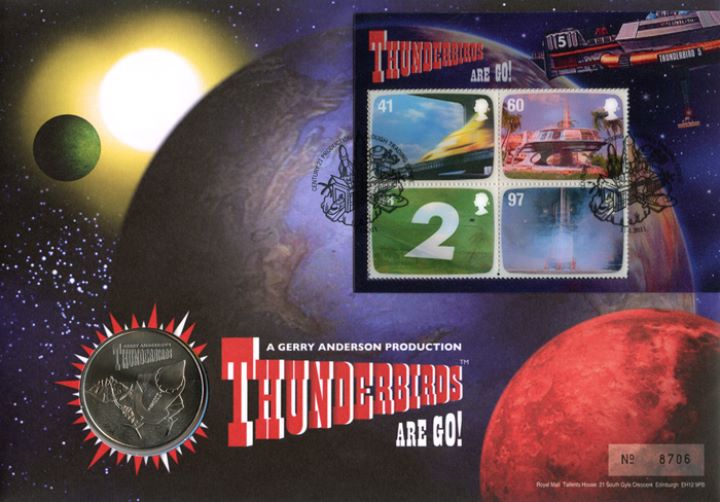 Gerry Anderson: Miniature Sheet, Thunderbirds are Go