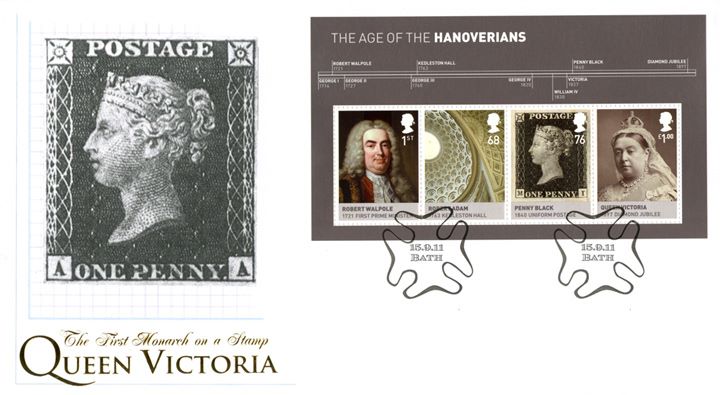 The Hanoverians: Miniature Sheet, Penny Black