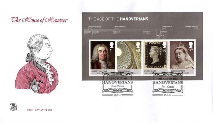 The Hanoverians: Miniature Sheet, Georgian Monarch