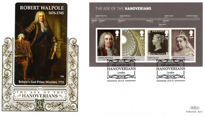 The Hanoverians: Miniature Sheet, Robert Walpole