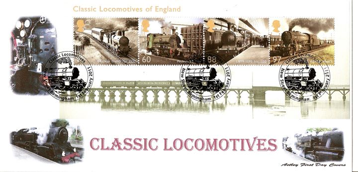 Classic Locomotives: Series No.1: Miniature Sheet, Classic Locomotives