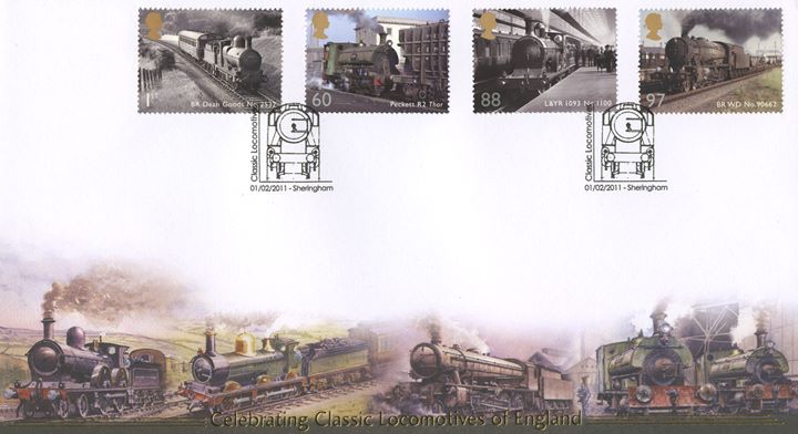 Classic Locomotives: Series No.1: Miniature Sheet, Classic Engines