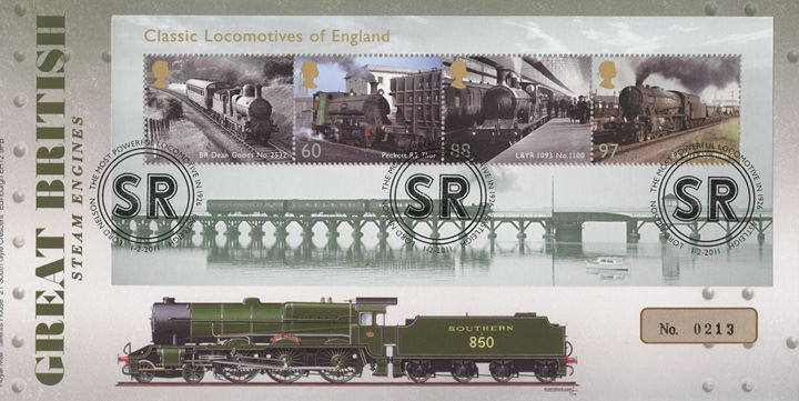 Classic Locomotives: Series No.1: Miniature Sheet, Lord Nelson