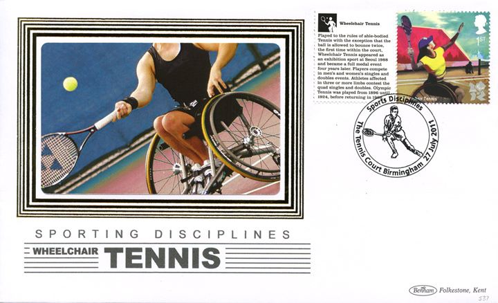 Olympic Games [Commemorative Sheet], Wheelchair Tennis