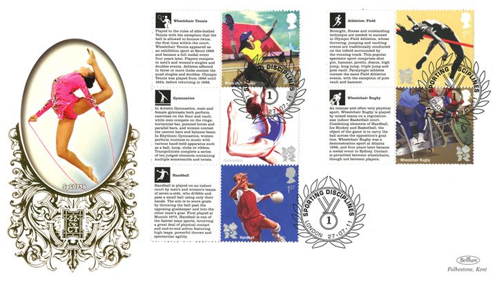 Olympic Games [Commemorative Sheet], Gymnastics