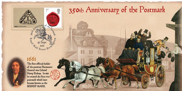 350 Years of the Postmark: Generic Sheet, Mailcoach