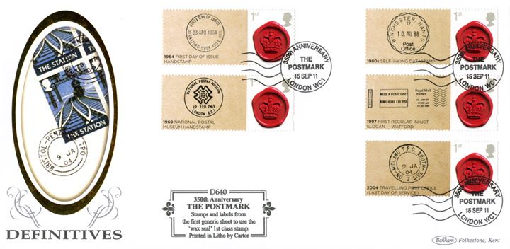 350 Years of the Postmark: Generic Sheet, Travelling Post Office