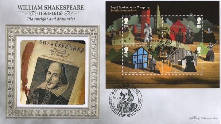 Royal Shakespeare Company: Miniature Sheet, William Shakespeare