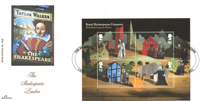 Royal Shakespeare Company: Miniature Sheet, The Shakespeare