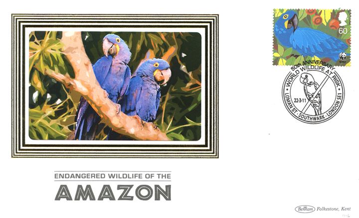 WWF: Miniature Sheet, Hyacinth Macaws