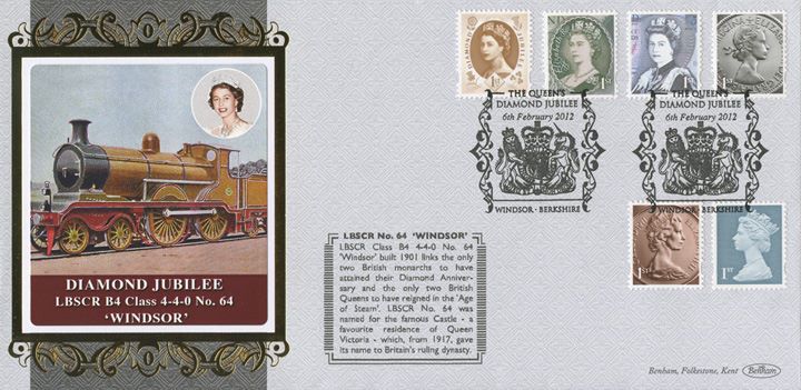 Diamond Jubilee: Miniature Sheet, Loco 'Windsor'