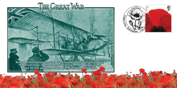 The Great War, Armed British biplane