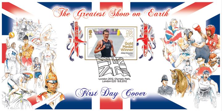 Men’s Triathlon - Olympic Gold Medal 19: Miniature Sheet, The Greatest Show on Earth