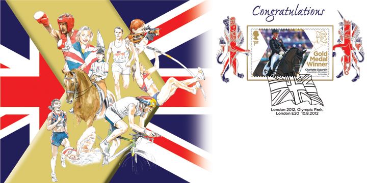 Equestrian - Individual Dressage: Olympic Gold Medal 23: Miniature Sheet, Charlotte Dujardin