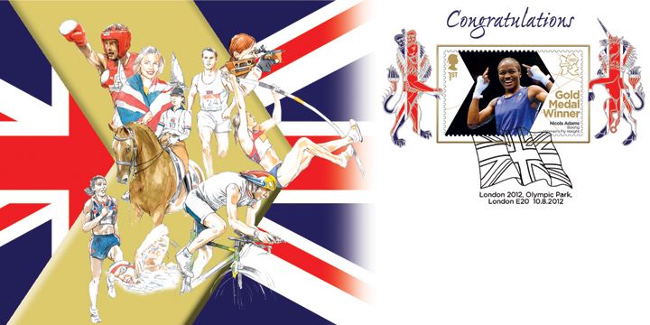 Boxing - Women's Fly Weight: Olympic Gold Medal 24: Miniature Sheet, Nicola Adams