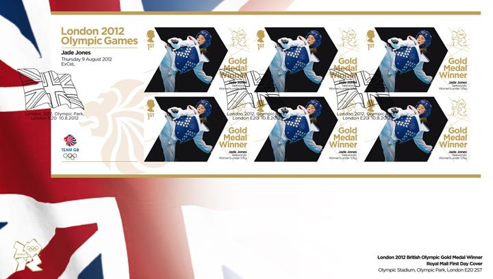 Taekwondo - Women's Under 57kg: Olympic Gold Medal 25: Miniature Sheet, Union Flag