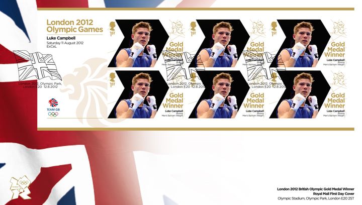 Boxing - Men’s Bantam Weight: Olympic Gold Medal 28: Miniature Sheet, Union Flag