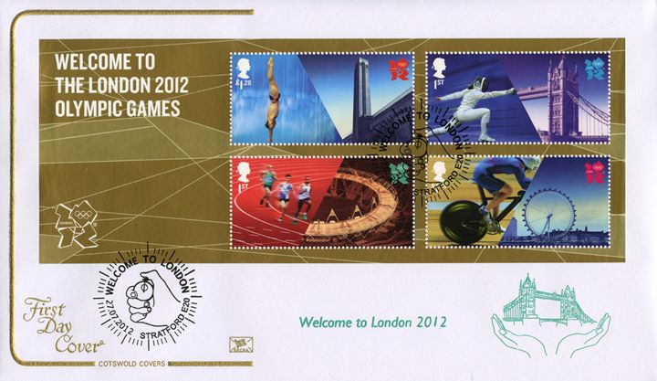 Welcome to the London 2012 Olympic Games: Miniature Sheet, Tower Bridge