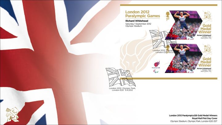 Athletics - Men's 200m T42: Paralympic Gold Medal 6: Miniature Sheet, Union Flag