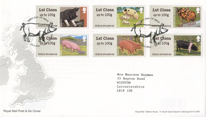 Farm Animals: Series No.2, Pigs, British Isles