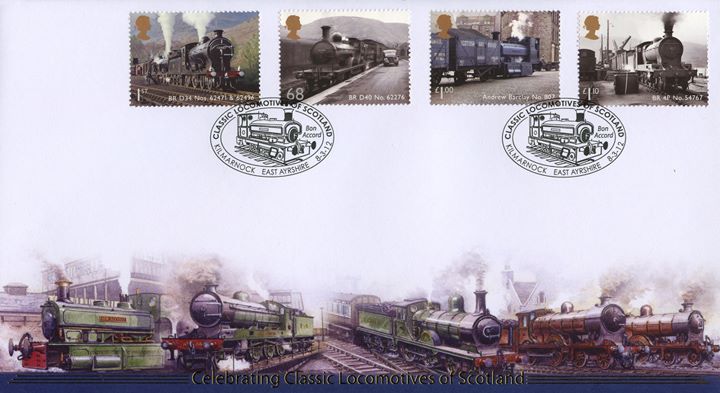 Classic Locomotives: Series No.2: Miniature Sheet, Classic Locos of Scotland