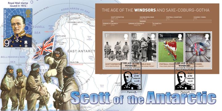 House of Windsor: Miniature Sheet, Scott of the Antarctic