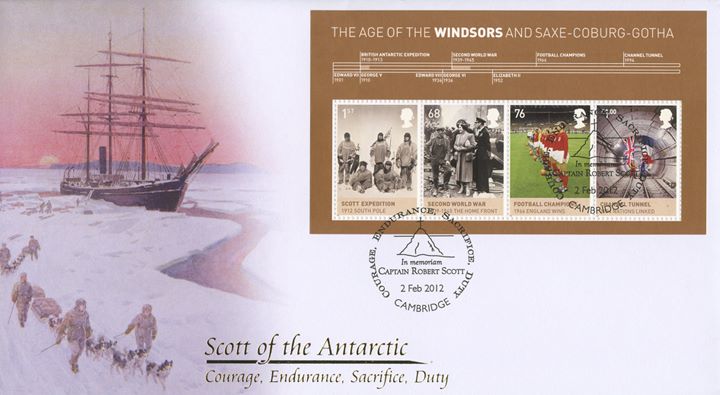 House of Windsor: Miniature Sheet, Scott of the Antarctic