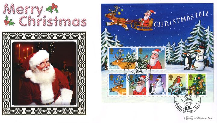 Christmas 2012: Miniature Sheet, Santa Claus