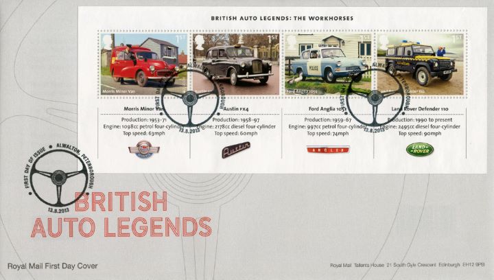 British Auto Legends: Miniature Sheet, Steering Wheel