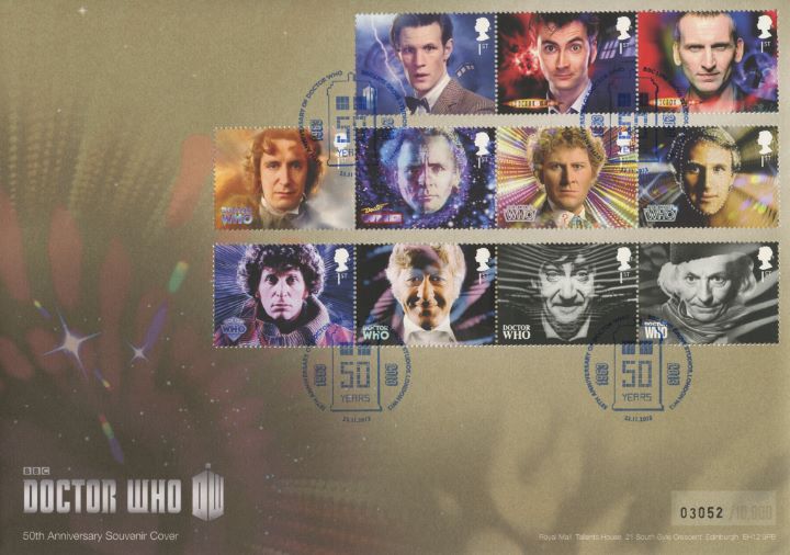 Doctor Who, 50th Anniversary Souvenir Cover