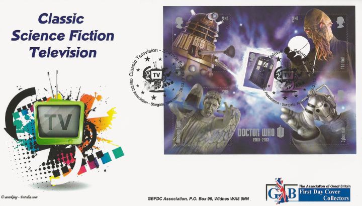 Doctor Who: Miniature Sheet, Classic SciFi Television