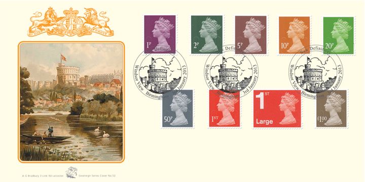 Machins (EP): Colour Changes & Iridescent Overprint, Windsor Castle