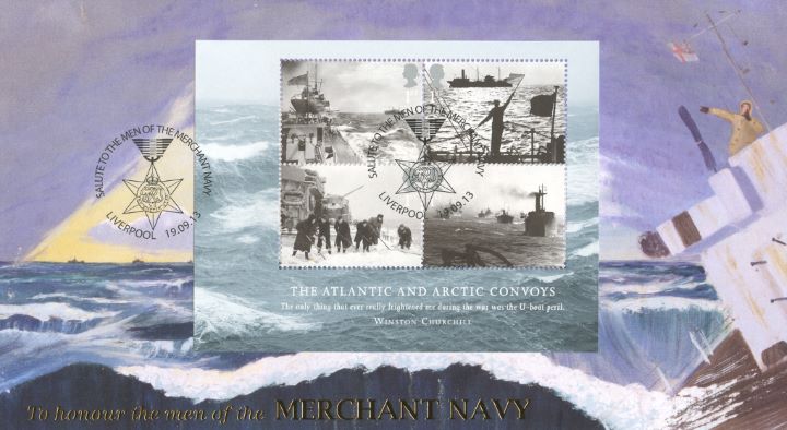 Merchant Navy: Miniature Sheet, Convoy to Russia