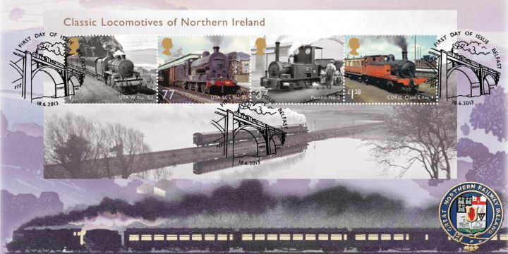 Classic Locomotives: Series No.3: Miniature Sheet, Classic Locos of Britain