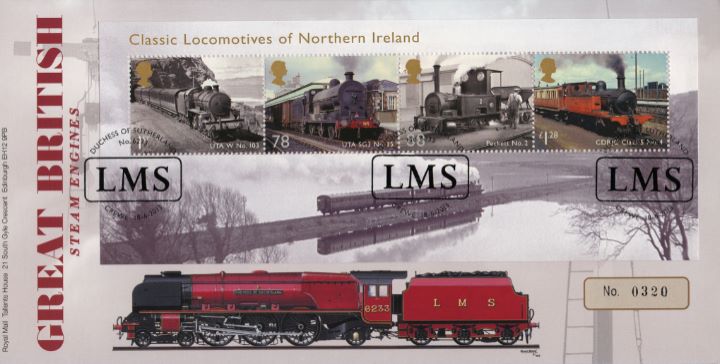 Classic Locomotives: Series No.3: Miniature Sheet, Duchess of Sutherland