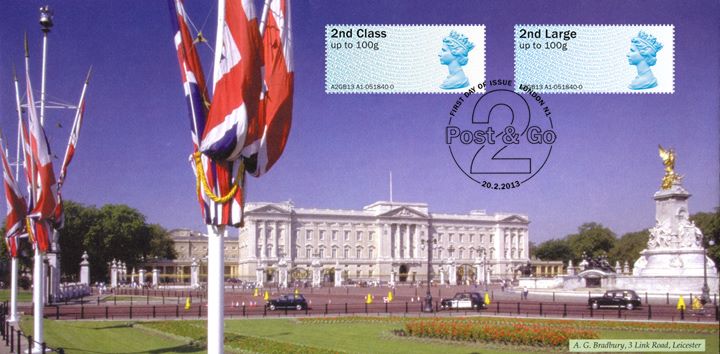 Post & Go Labels, Buckingham Palace