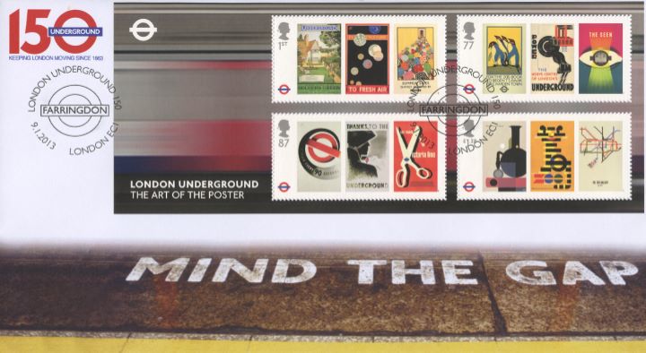 London Underground: Miniature Sheet, Mind the Gap