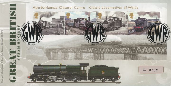 Classic Locomotives: Series No.4: Miniature Sheet, King George V