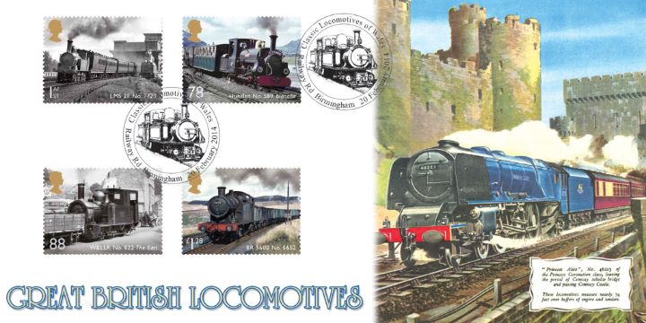 Classic Locomotives: Series No.4: Miniature Sheet, Leaving Conway Tubular Bridge