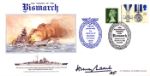 Bismarck, 50th Anniv. Sinking of the Bismarck
Autographed By: Sir Henry Leach (Admiral of the Fleet)