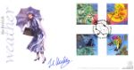 The Weather: Stamps, Woman with Umbrella
Autographed By: John Kettley (TV Weatherman)