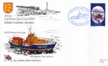 10.08.1980
44ft Waveney Class Lifeboat
Jersey Lifeboat Open Day
RNLI, RNLI Official Cover  No.63